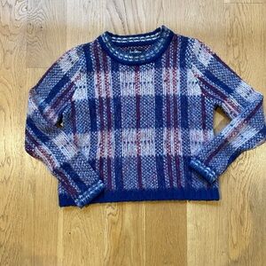 Sam Edelman Multicolor Plaid Women's Sweater